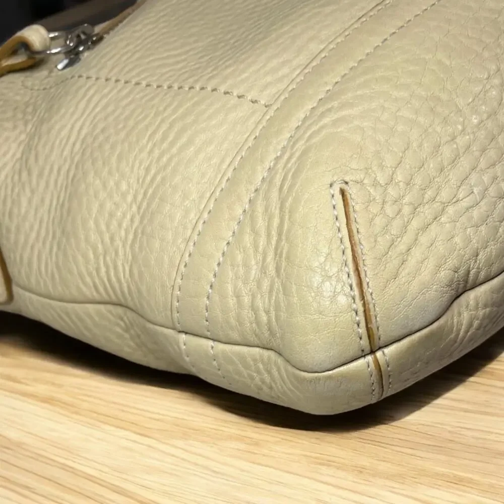 Vintage Coach 1427 Pebble Leather Slim Duffle Bag
